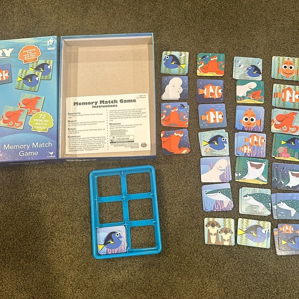 Finding Dory Matching Game Disney Pixar